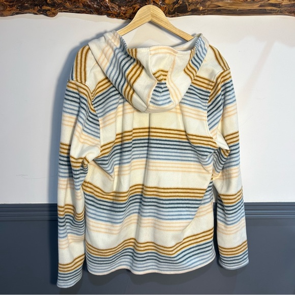 O’Neill Hooded Striped Quarter Zip Fleece Pullover - Picture 7 of 12